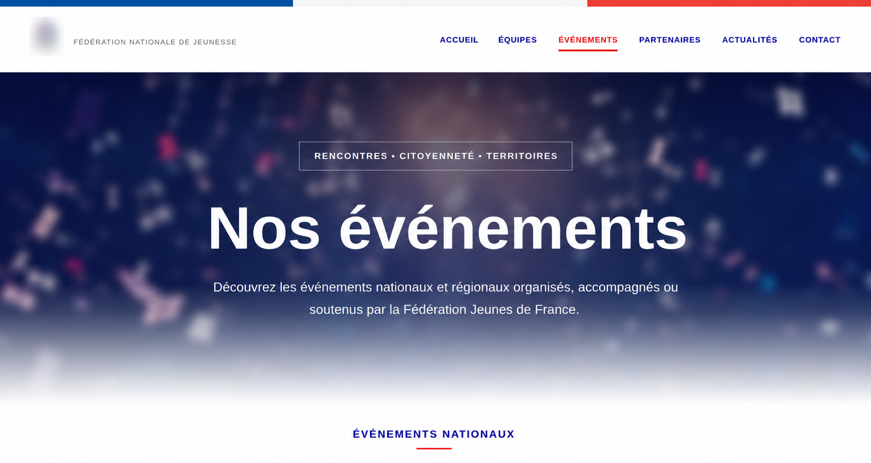 Deuxième exemple de site internet réalisé par On Air Agency